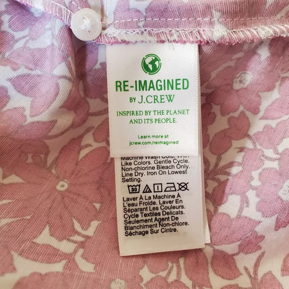 J. Crew Collection Puff Sleeve V Neck Maxi Dress Drapey Floral Pink Sz 8 Easter - Picture 5 of 15